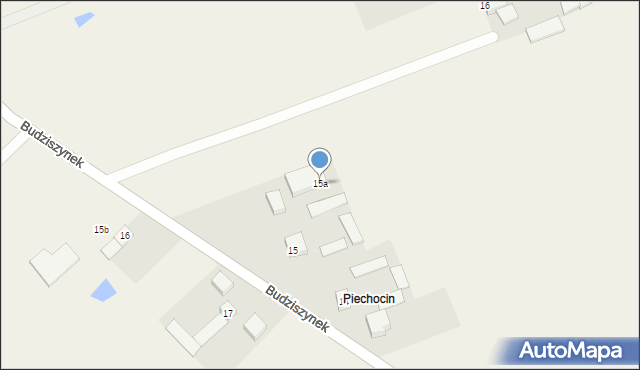 Mąkosin, Mąkosin, 15a, mapa Mąkosin