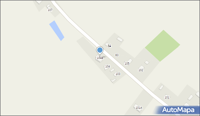 Mąkosy Stare, Mąkosy Stare, 104a, mapa Mąkosy Stare