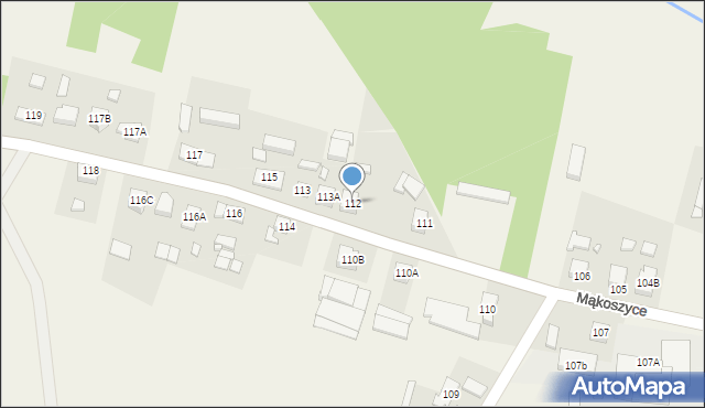 Mąkoszyce, Mąkoszyce, 112, mapa Mąkoszyce