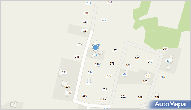 Mąkoszyce, Mąkoszyce, 238, mapa Mąkoszyce