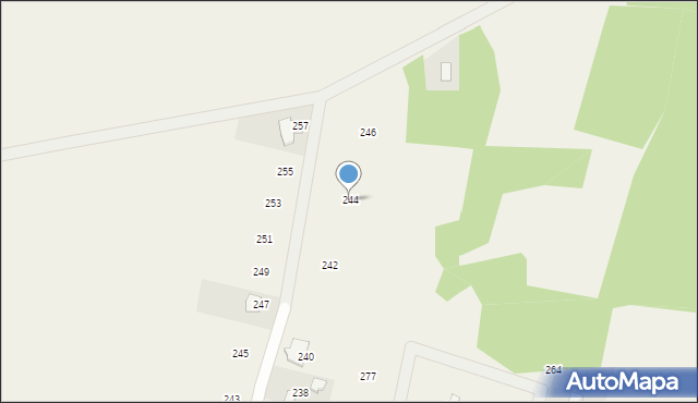Mąkoszyce, Mąkoszyce, 244, mapa Mąkoszyce