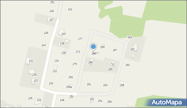 Mąkoszyce, Mąkoszyce, 266, mapa Mąkoszyce