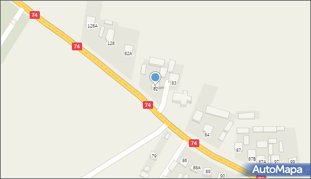 Makoszyn, Makoszyn, 82, mapa Makoszyn