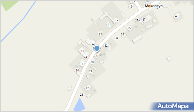 Mąkoszyn, Mąkoszyn, 27, mapa Mąkoszyn