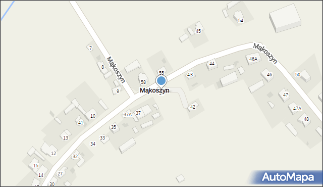 Mąkoszyn, Mąkoszyn, 39, mapa Mąkoszyn
