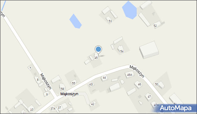 Mąkoszyn, Mąkoszyn, 56, mapa Mąkoszyn