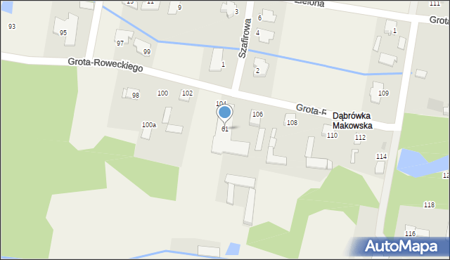 Maków Nowy, Maków Nowy, 61, mapa Maków Nowy