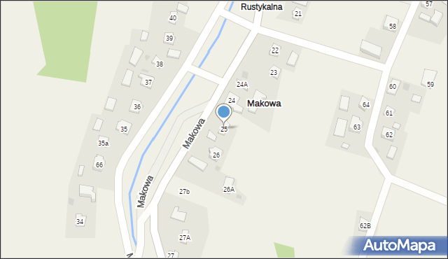 Makowa, Makowa, 25, mapa Makowa