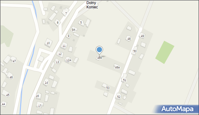 Makowa, Makowa, 48b, mapa Makowa