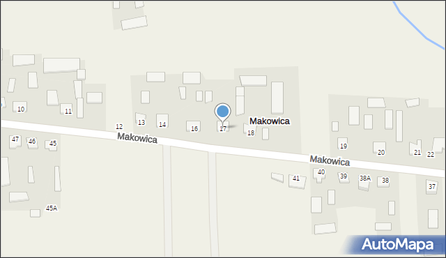 Makowica, Makowica, 17, mapa Makowica