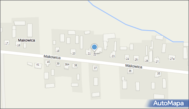 Makowica, Makowica, 22, mapa Makowica