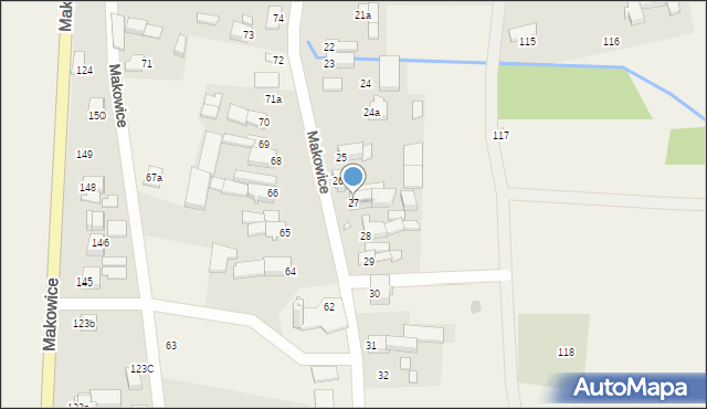 Makowice, Makowice, 27, mapa Makowice