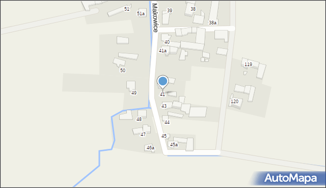 Makowice, Makowice, 41, mapa Makowice