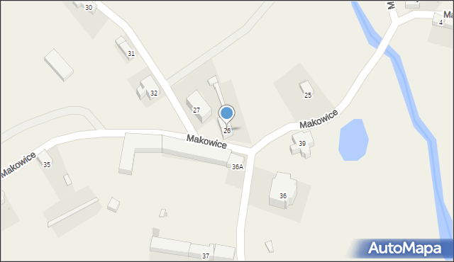 Makowice, Makowice, 26, mapa Makowice