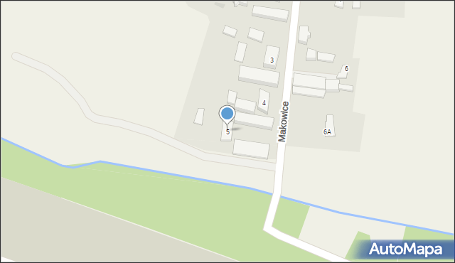 Makowice, Makowice, 5, mapa Makowice