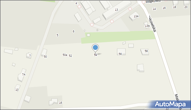 Makowice, Makowiska, 54, mapa Makowice