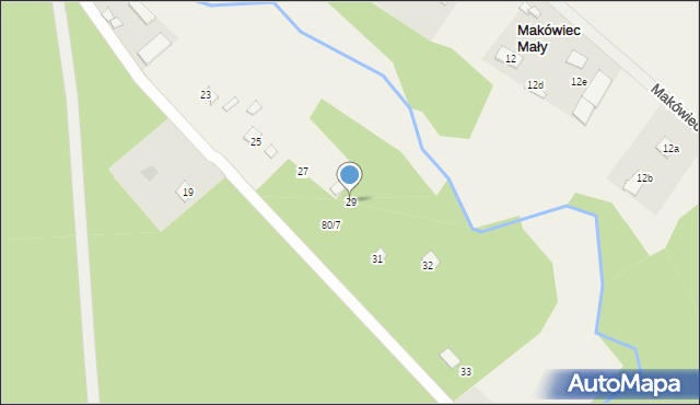 Makówiec Mały, Makówiec Mały, 29, mapa Makówiec Mały