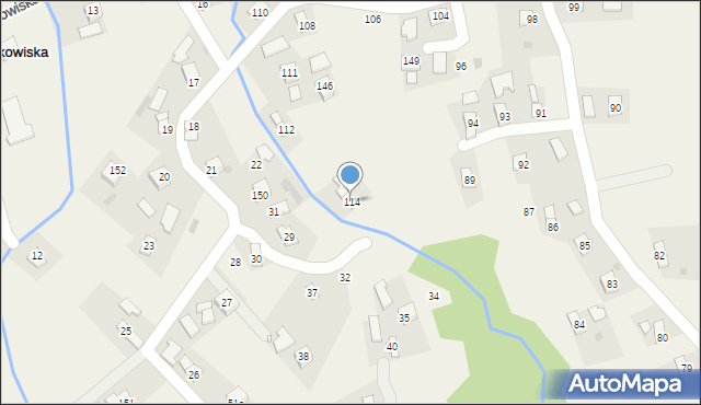 Makowiska, Makowiska, 114, mapa Makowiska