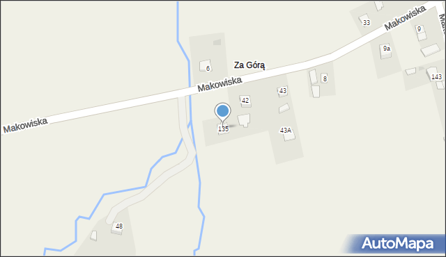 Makowiska, Makowiska, 135, mapa Makowiska