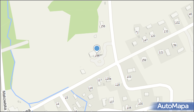 Makowiska, Makowiska, 155, mapa Makowiska