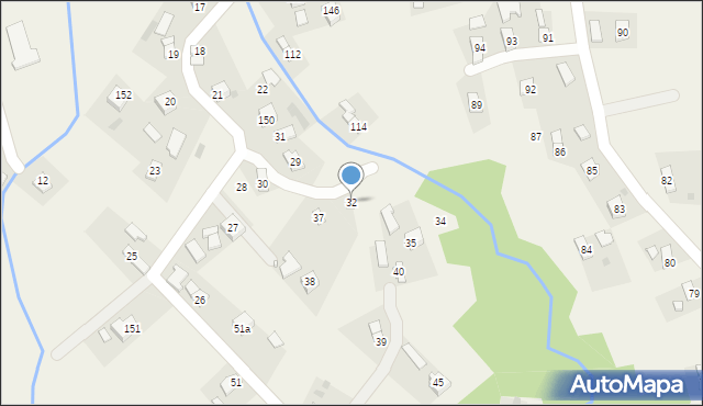 Makowiska, Makowiska, 32, mapa Makowiska