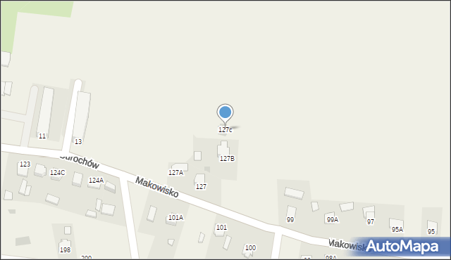 Makowisko, Makowisko, 127c, mapa Makowisko