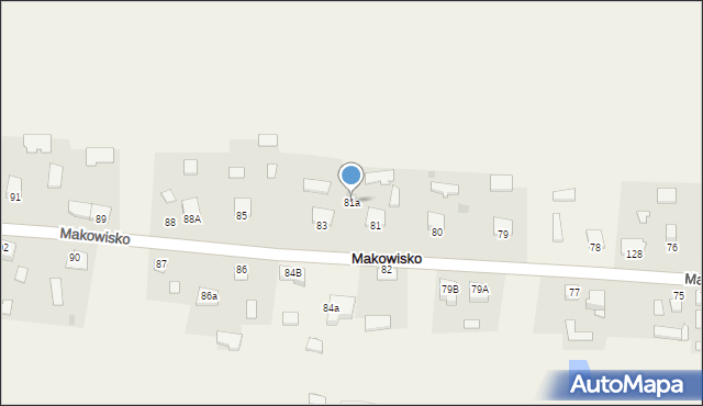 Makowisko, Makowisko, 81a, mapa Makowisko