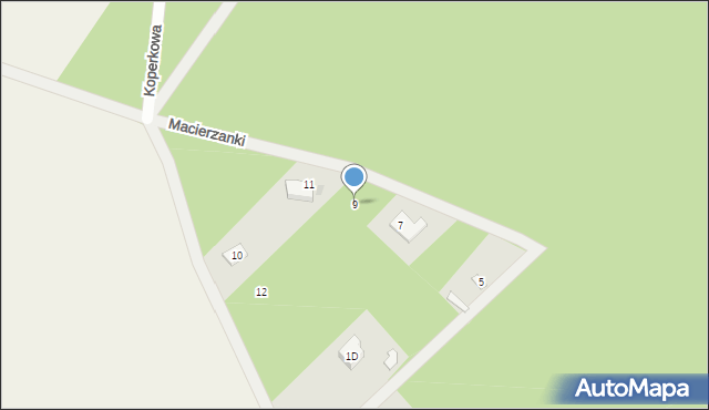 Makówka, Macierzanki, 9, mapa Makówka