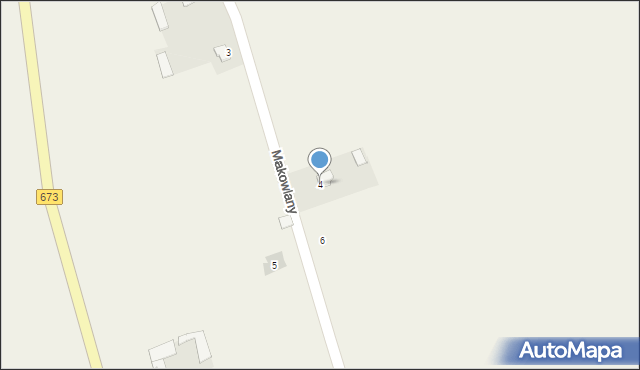 Makowlany, Makowlany, 4, mapa Makowlany