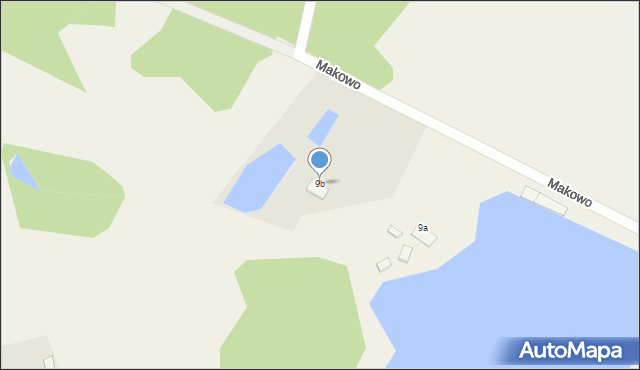 Makowo, Makowo, 9b, mapa Makowo