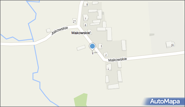 Makowskie, Makowskie, 4, mapa Makowskie