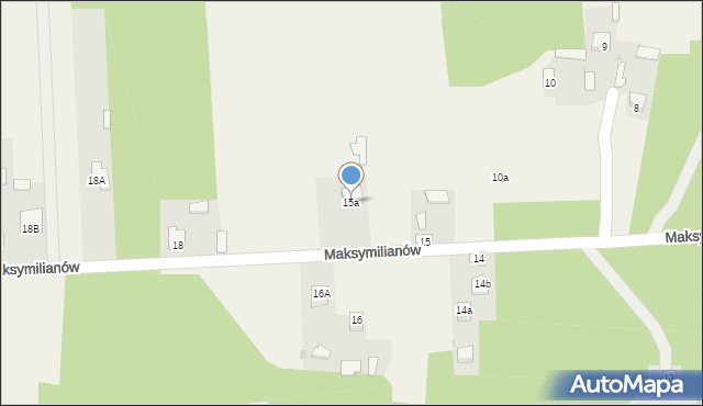 Maksymilianów, Maksymilianów, 15a, mapa Maksymilianów