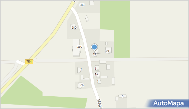 Maksymilianów, Maksymilianów, 28, mapa Maksymilianów