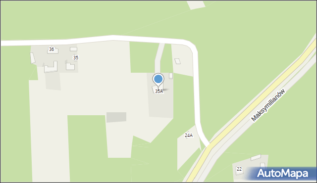 Maksymilianów, Maksymilianów, 35A, mapa Maksymilianów