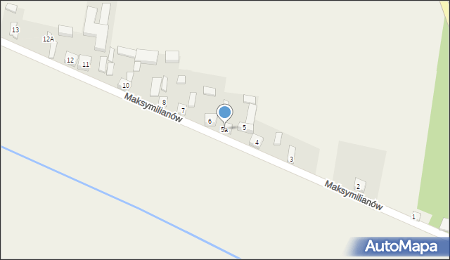 Maksymilianów, Maksymilianów, 5a, mapa Maksymilianów