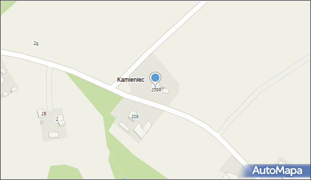 Mała, Mała, 209A, mapa Mała