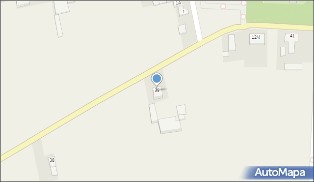 Mała Wieś, Mała Wieś, 39, mapa Mała Wieś