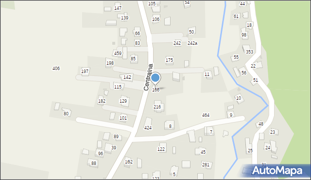 Mała Wieś, Mała Wieś, 166, mapa Mała Wieś