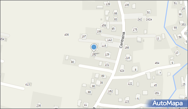 Mała Wieś, Mała Wieś, 182, mapa Mała Wieś