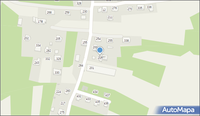 Mała Wieś, Mała Wieś, 215, mapa Mała Wieś