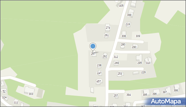 Mała Wieś, Mała Wieś, 267, mapa Mała Wieś