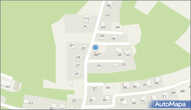 Mała Wieś, Mała Wieś, 269, mapa Mała Wieś