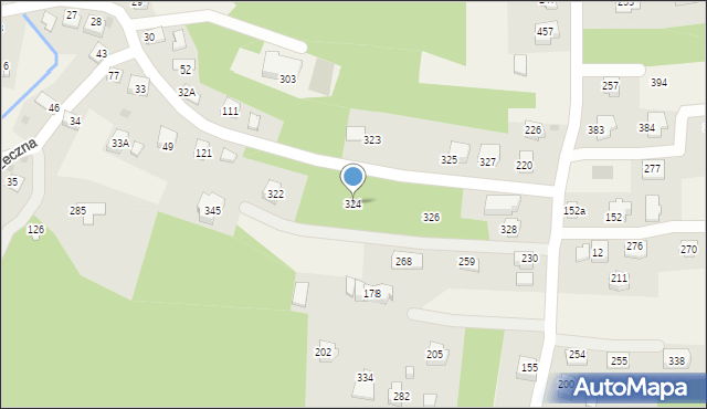 Mała Wieś, Mała Wieś, 324, mapa Mała Wieś