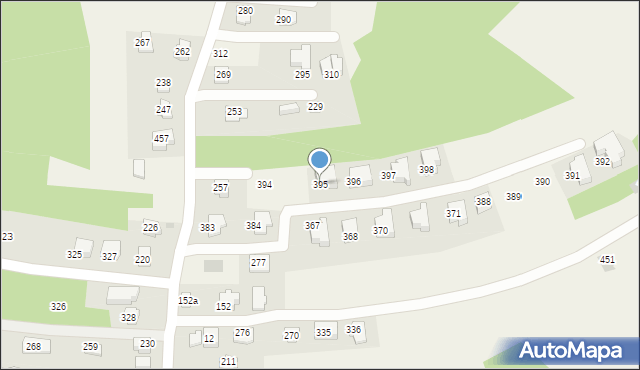 Mała Wieś, Mała Wieś, 395, mapa Mała Wieś