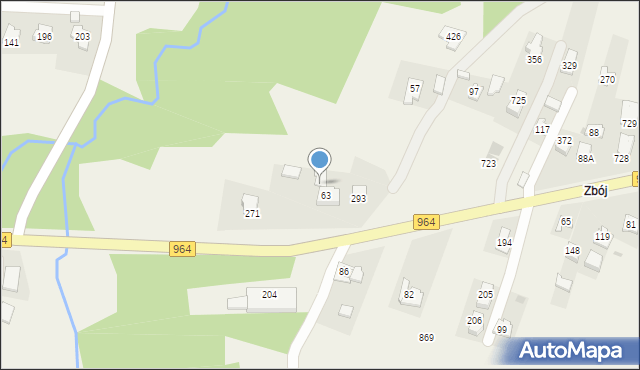 Mała Wieś, Mała Wieś, 63A, mapa Mała Wieś