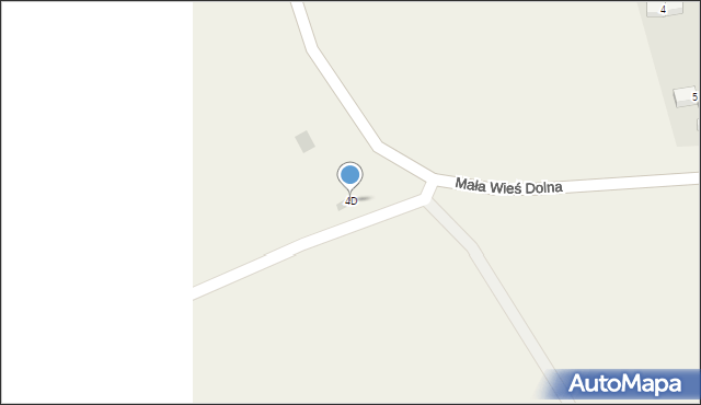 Mała Wieś Dolna, Mała Wieś Dolna, 4D, mapa Mała Wieś Dolna