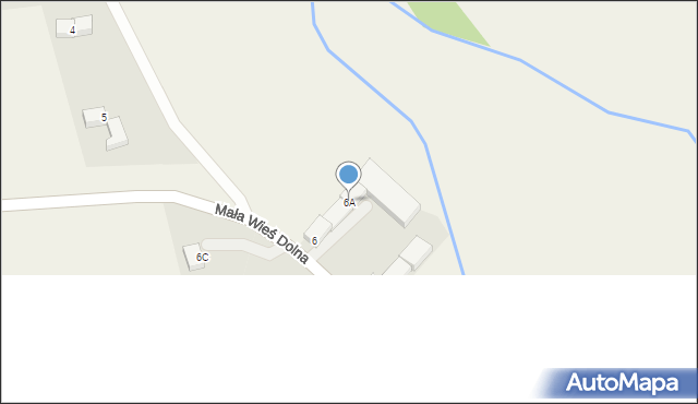Mała Wieś Dolna, Mała Wieś Dolna, 6A, mapa Mała Wieś Dolna