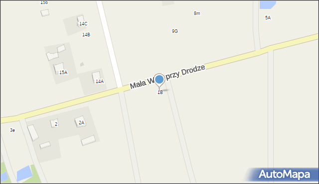 Mała Wieś przy Drodze, Mała Wieś przy Drodze, 1B, mapa Mała Wieś przy Drodze
