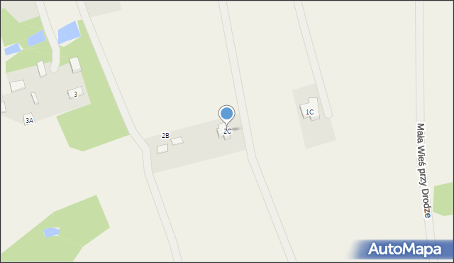 Mała Wieś przy Drodze, Mała Wieś przy Drodze, 2C, mapa Mała Wieś przy Drodze