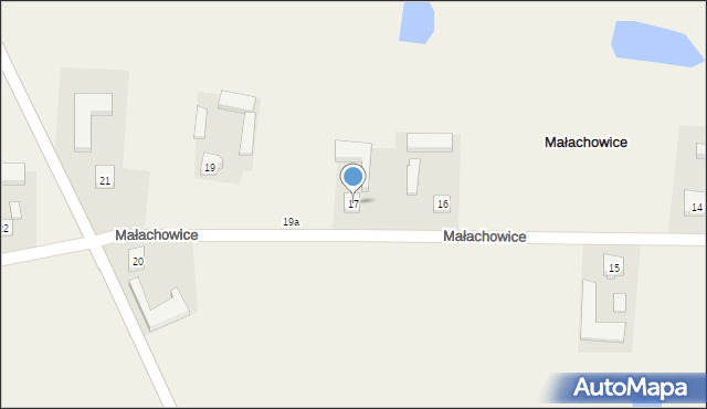 Małachowice-Kolonia, Małachowice-Kolonia, 17, mapa Małachowice-Kolonia